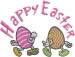 Happy Easter Eggs embroidery design