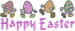 Dancing Easter Eggs embroidery design