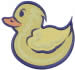 duck embroidery design