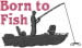 bass fisherman Born embroidery design