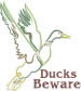 duck embroidery design