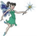 Fairy embroidery design
