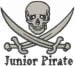Junior Pirate embroidery design