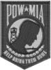 POW MIA embroidery design