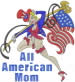 All American Mom embroidery design