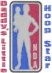 Daddys Hoop Star embroidery design