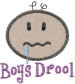 Boys Drool embroidery design
