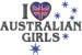 Love Australian Girls embroidery design