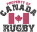 Canadian Rugby embroidery design