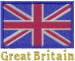 British Flag embroidery design
