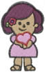 Mexican Girl embroidery design