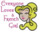 French Girl embroidery design