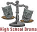 Comedy and Drama embroidery design