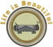 Life is beautiful embroidery design
