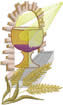 Communion with Chalice embroidery design