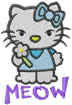 Hello Kitty embroidery design