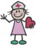 Stick Nurse embroidery design