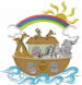 Noahs Ark embroidery design