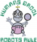 Robots Rule embroidery design