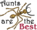 Aunts are the Best embroidery design