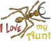 I Love my Aunt embroidery design