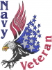 Navy Veteran embroidery design