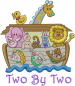 Two By Two embroidery design