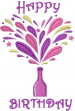 Happy Birthday embroidery design