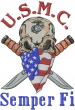 USMC embroidery design