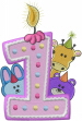 Babys First Birthday embroidery design