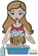 Dog Groomer_ embroidery design