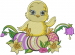 Easter Eggs with Chick and Flowers_ embroidery design