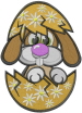 Easter Rabbit Egg_ embroidery design