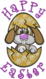 Easter Rabbit Egg_Happy Easter_ embroidery design