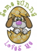 Easter Rabbit Egg_Loves Me_ embroidery design
