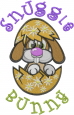 Easter Rabbit Egg_Snuggle Bunny_ embroidery design