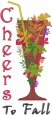 Cheers To Fall embroidery design