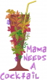 Mama Needs embroidery design