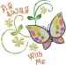 Fly Away embroidery design