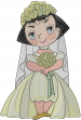 Little Bride embroidery design
