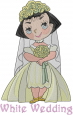 White Wedding embroidery design