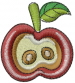 Apple embroidery design