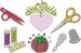 Sewing Supplies embroidery design