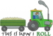 How I Roll embroidery design
