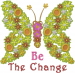 Be The Change embroidery design