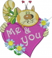 Me & You embroidery design