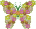 Flower Butterfly embroidery design
