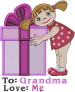 To: Grandma embroidery design