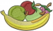 Healthy Fruit embroidery design
