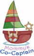 Mommys Co Captain embroidery design